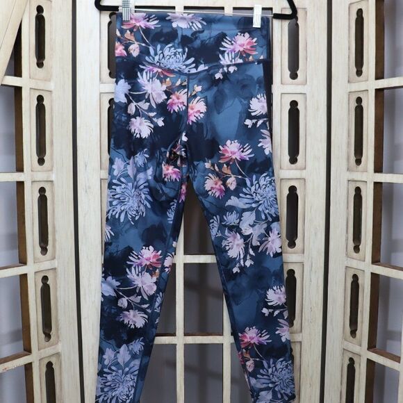 Joy Lab Floral High Rise Leggings S - Picture 3 of 12